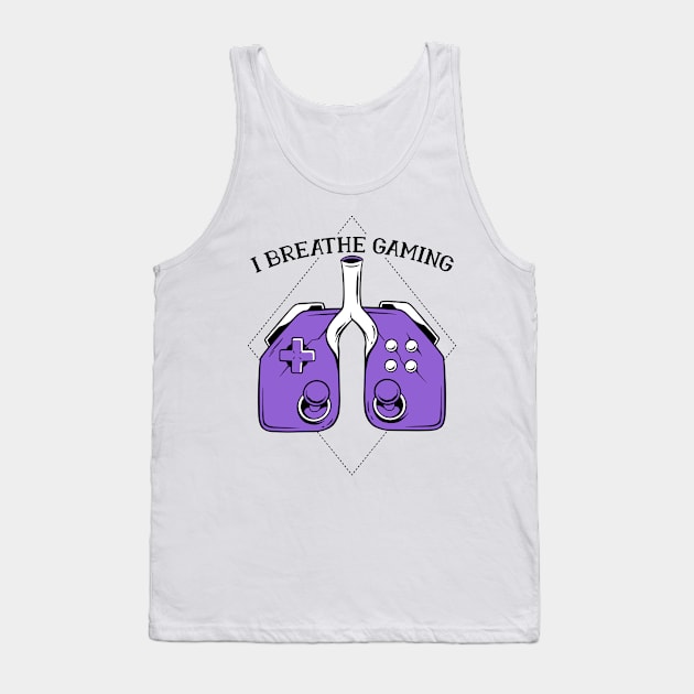 I Breath Gaming Tank Top by aaallsmiles